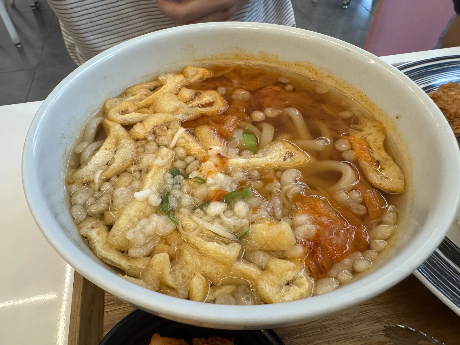 얼큰김치우동
